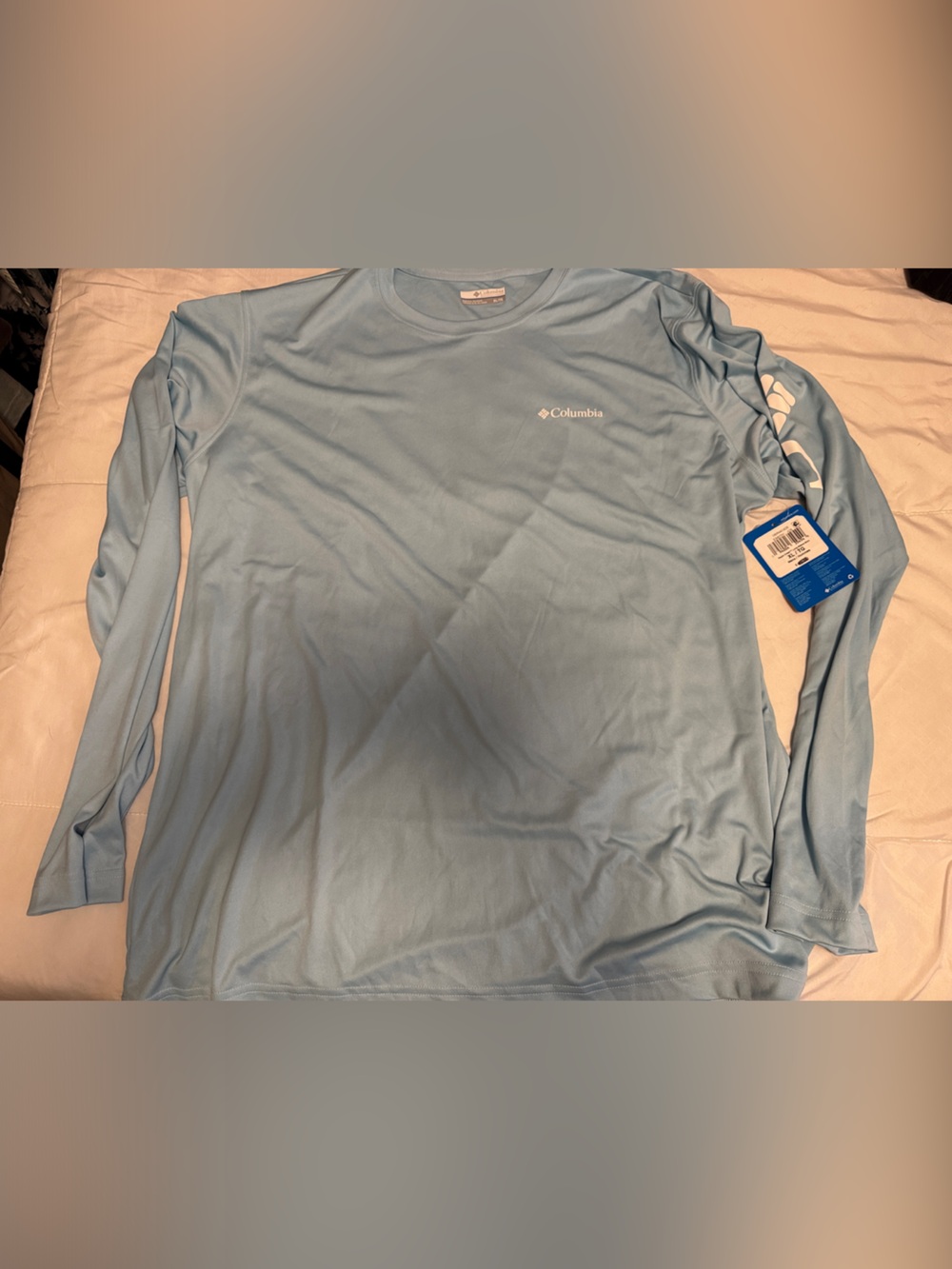 Columbia Men's Long Sleeve Performance Shirt - Sky Blue